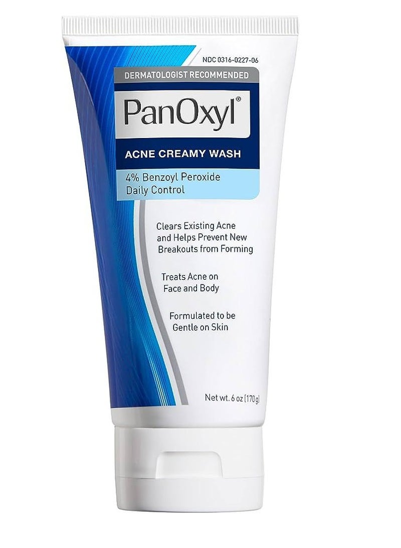 PanOxyl - Benzoyl Peroxide 4% Acne Foaming Wash White Panoxyl 170grams - Image 1