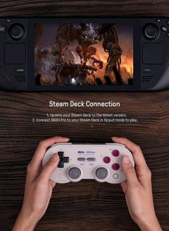 8Bitdo Sn30 Pro Bluetooth Gamepad (Gray Edition) - Nintendo Switch  - Image 5