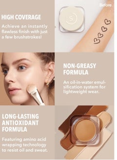 SHEGLAM Full Coverage Foundation Balm-Shell Beige  - Image 3