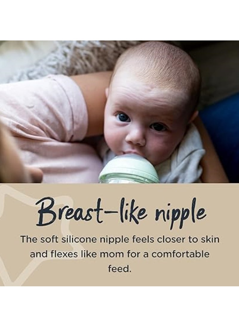 تومي تيبي حلمات زجاجات الرضاعة متوسطة التدفق من Closer To Nature - Image 5