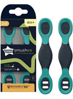 tommee tippee Smushee First Self-Feeding Weaning Spoons - Pack Of 2  - Image 1