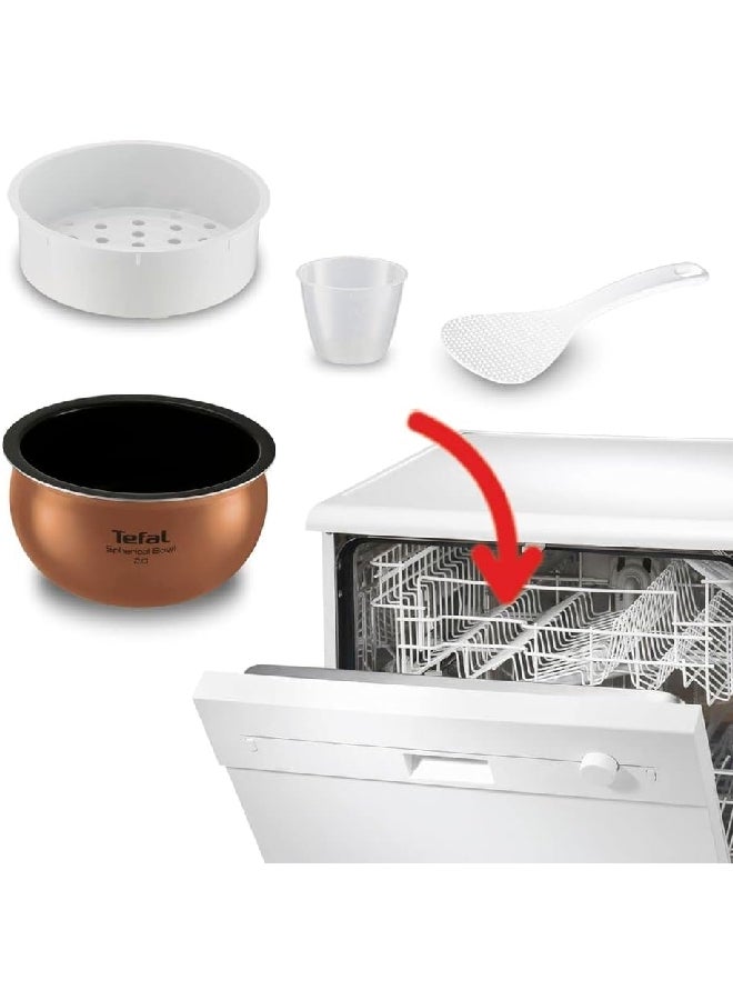تيفال طباخ أرز كهربائي كروي من ميكا - Image 5