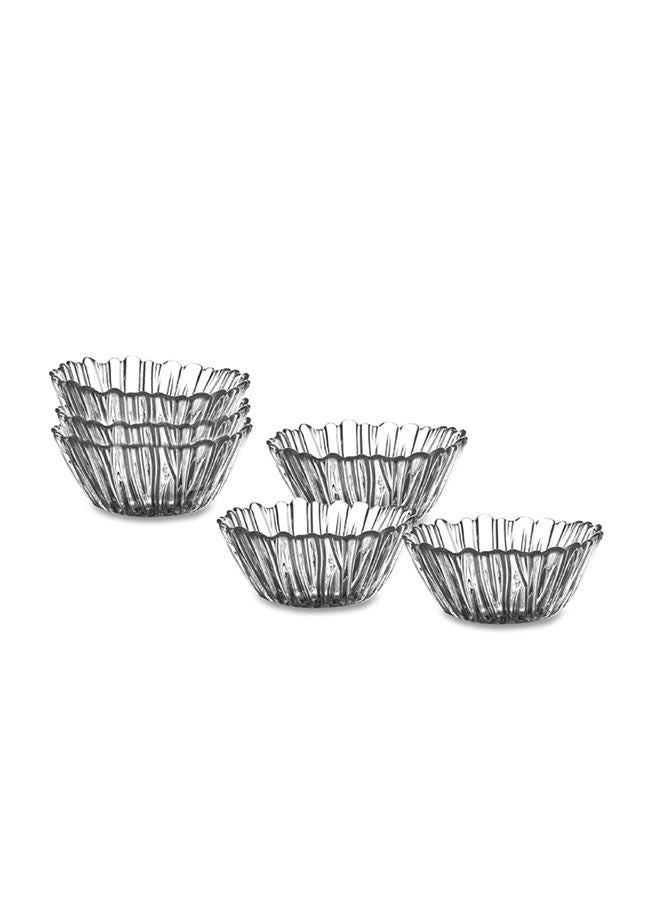 Pasabahce - 6 Pieces Aurora Small Deep Bowl Clear 140mm - Image 1