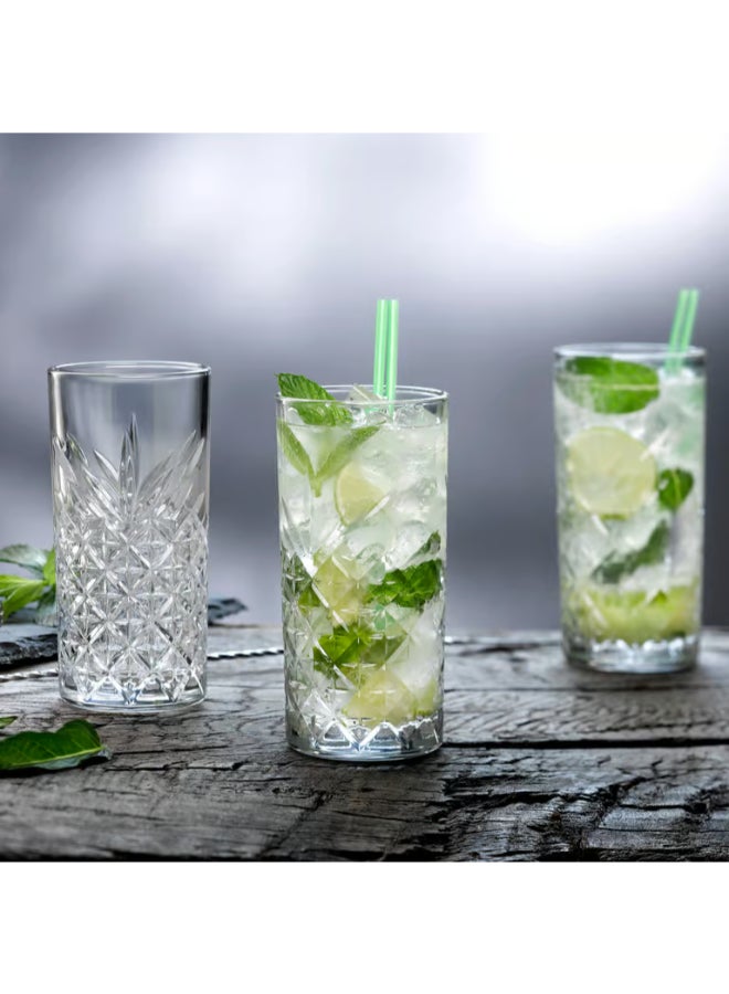 Pasabahce 4 Pieces Timeless - Long Drink & Cocktail Set 295 ML Clear 295 ML  - Image 2