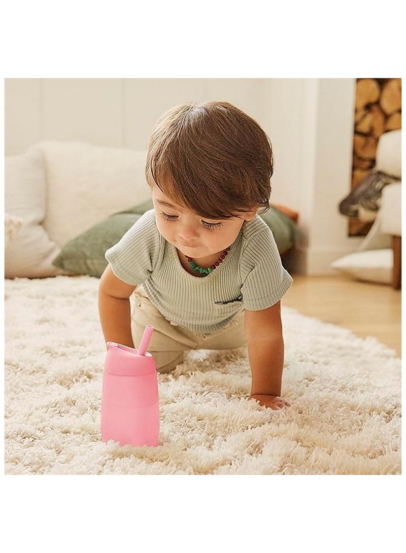 مونشكين كوب قش بسيط نظيف 296 مل وردي - Image 3