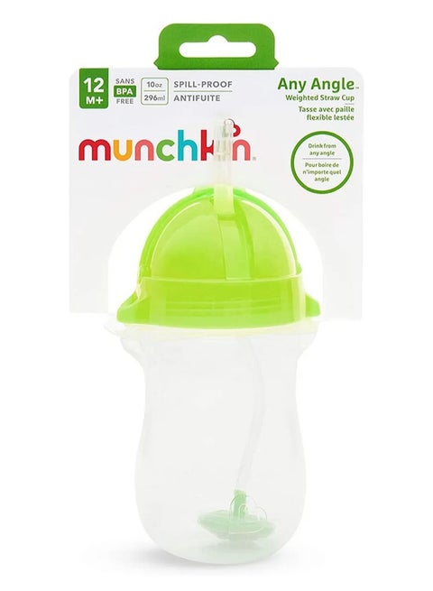 Tip And Sip Weighted Straw Cup 296 ML Green