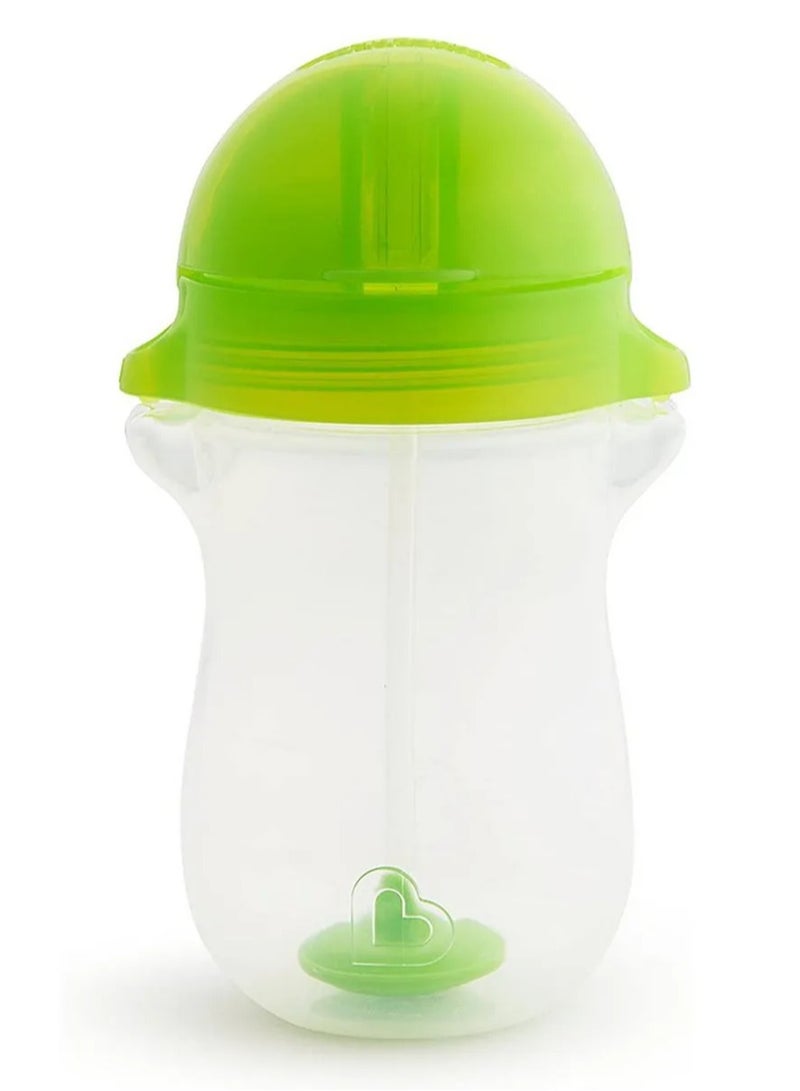 Munchkin - Tip And Sip Weighted Straw Cup 296 ML Green - Image 1