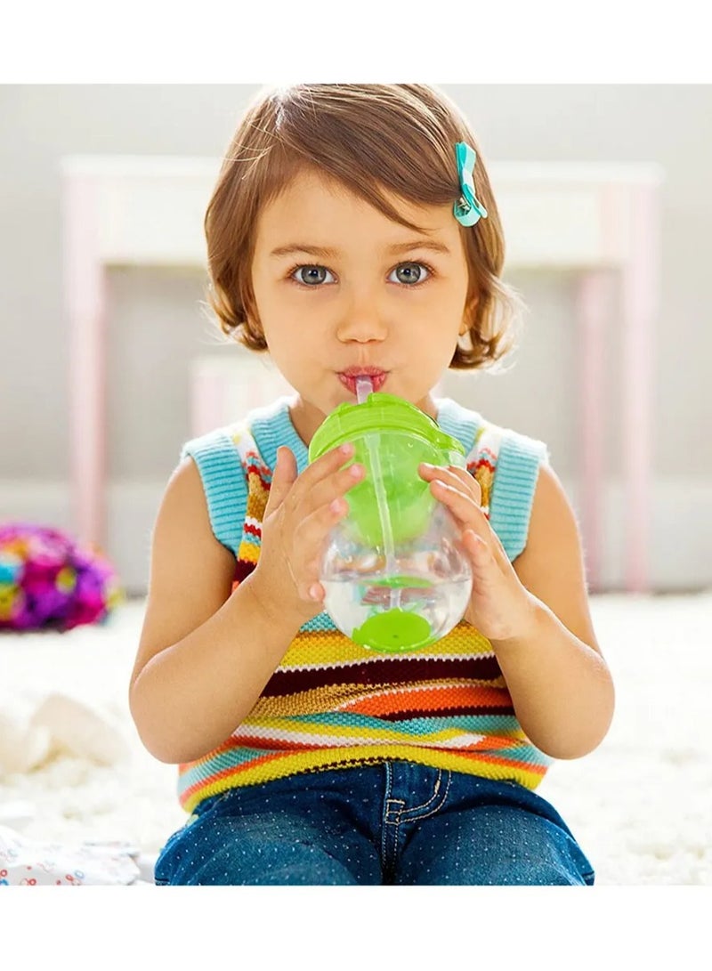 Munchkin - Tip And Sip Weighted Straw Cup 296 ML Green - Image 1