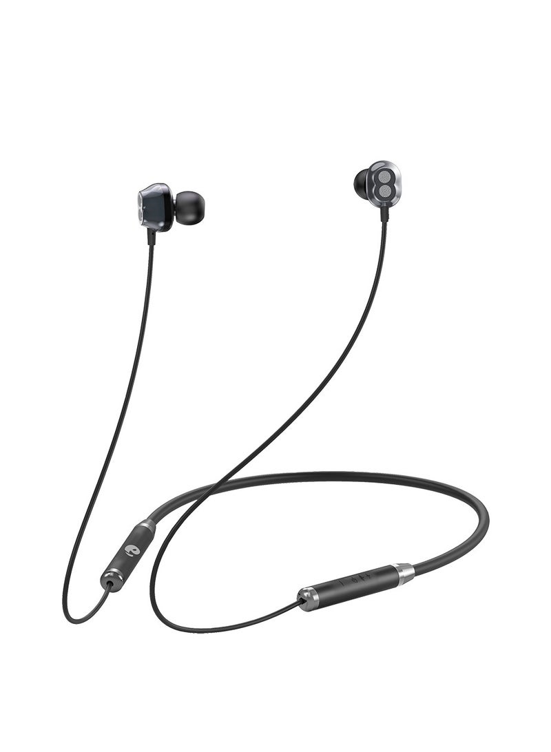 Acer AL One Wireless Bluetooth 5.0 In-Ear ENC Neckband Earphones With Mic - Black - Image 1