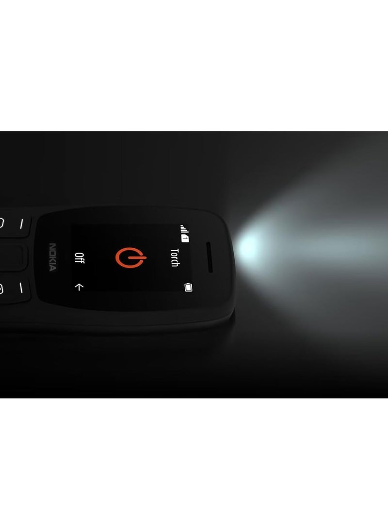 NOKIA Mobile 105 Dual Sim Black - Image 4