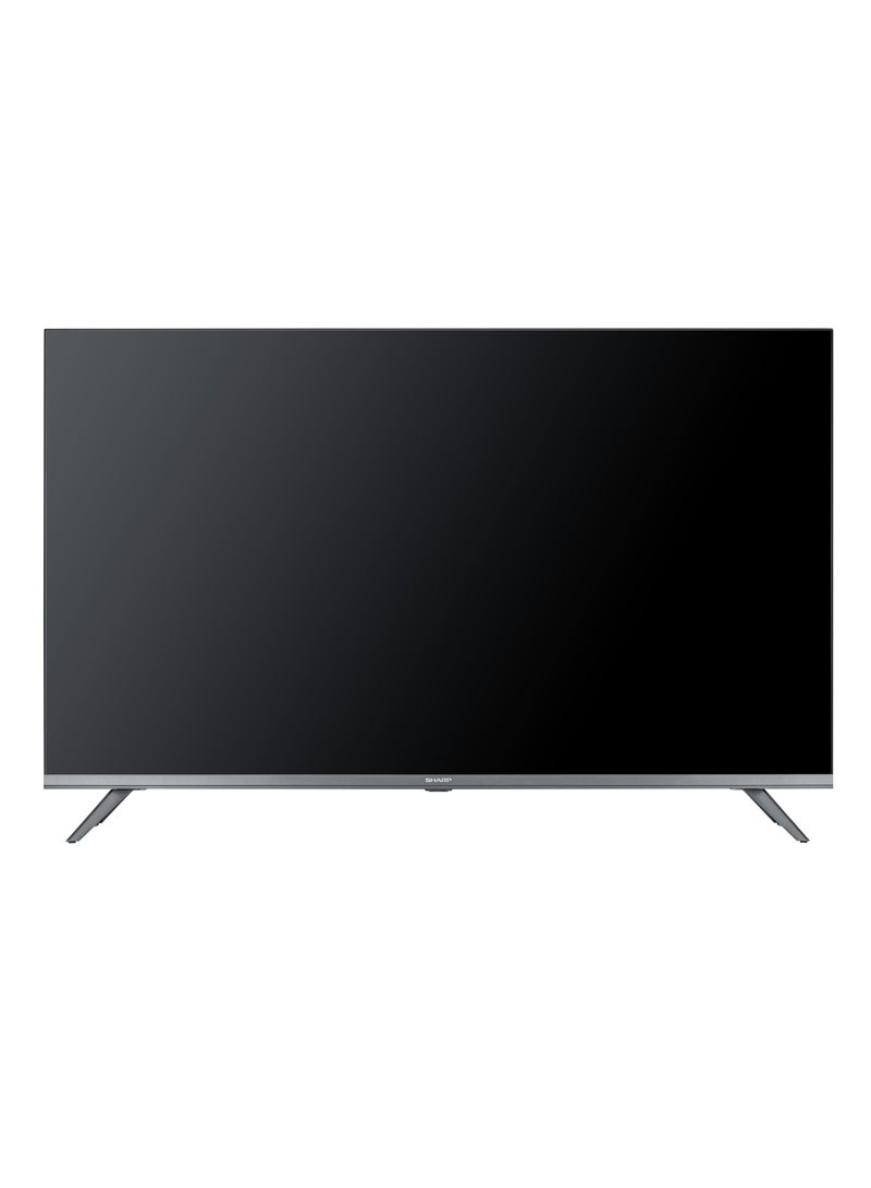 SHARP - 43 Inch FHD Smart Frameless TV With Built in Receiver - 2T-C43FG6EX Silver - Image 1