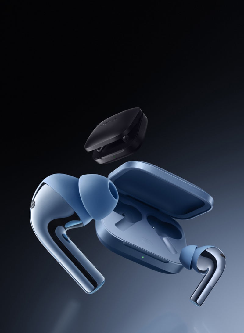 OnePlus - Buds 3, Deep Bass, ANC, Immersive Sound, Up To 44 Hour Playtime With Charging Case, Bluetooth 5.3 Splendid Blue - Image 1