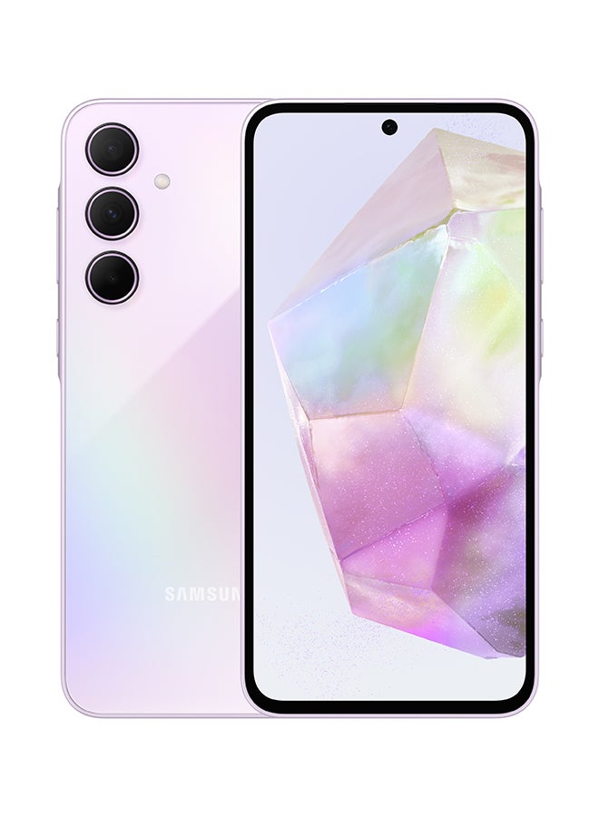 سامسونج هاتف Galaxy A35 ثنائي الشريحة، أرجواني رائع، 8 جيجابايت من ذاكرة الوصول العشوائي، 128 جيجابايت، 5G - إصدار الشرق الأوسط - Image 1