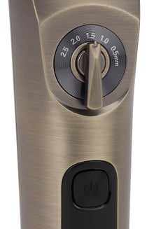 Olsenmark Professional Hair and Beard Trimmer OMTR4102, Waterproof IPX6 LED Display Gold  - Image 4