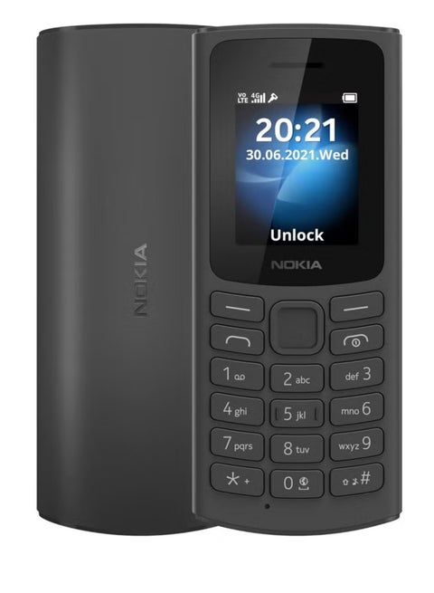 Mobile 106 New Version Black Dual Sim 4G