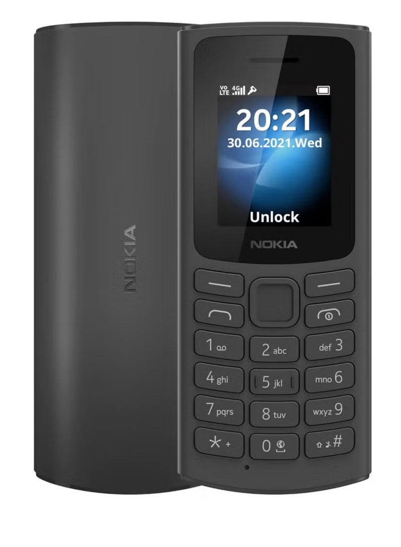 Mobile 106 New Version Black Dual Sim 4G