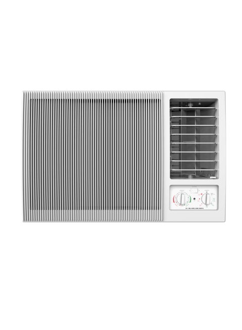 Window Air Conditioner, Cooling Only, 24000 BTU/h Capacity, Mechanical Control, T3 Climatic Condition, Auto Restart, Gold Fin, Overload Protection, Self Diagnos, Microprocessing Control, Quick Humidity Extraction NWAC24C1 White
