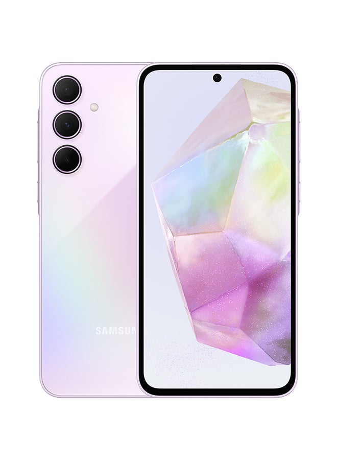 Samsung - Galaxy A35 Dual SIM Awesome Lilac 8GB RAM 256GB 5G - Middle East Version - Image 1