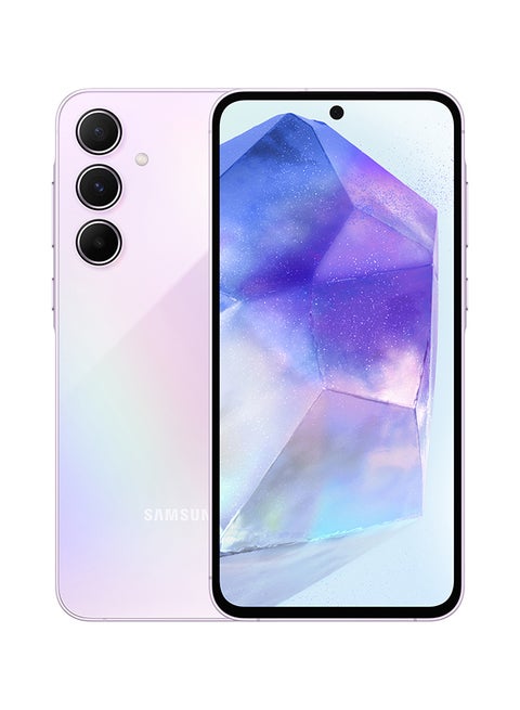 Galaxy A55 Dual SIM Awesome Lilac 8GB RAM 128GB 5G - Middle East Version