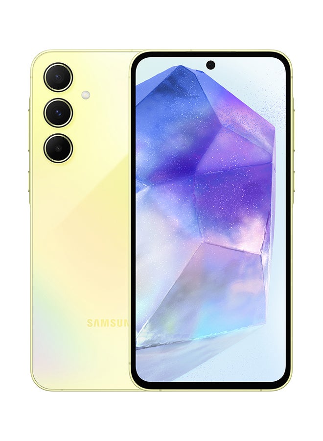 Samsung Galaxy A55 Dual SIM Awesome Lemon 8GB RAM 256GB 5G - Middle East Version - Image 1