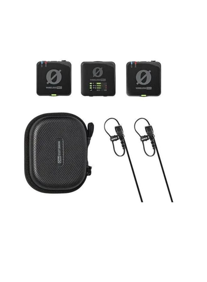 RODE - Clip On Wireless Microphone System  Recorder With Lavaliers Rode Wireless Pro 2 Person Black - Image 1