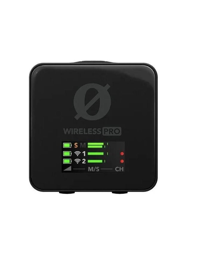 RODE - Clip On Wireless Microphone System  Recorder With Lavaliers Rode Wireless Pro 2 Person Black - Image 1