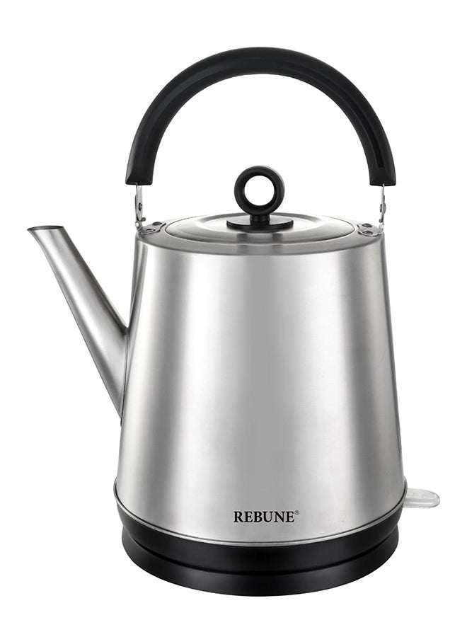 REBUNE Steel Electric Kettle With Dry Boil Protection System 5 L 2200 W RE-1-129 silver 