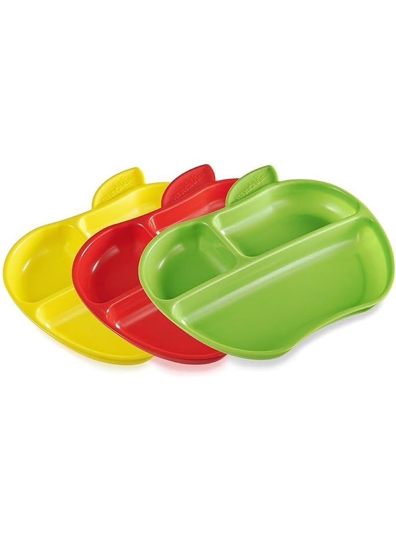 مونشكين طبق مقسم من التفاح الصغير عبوة من 3 - Image 3