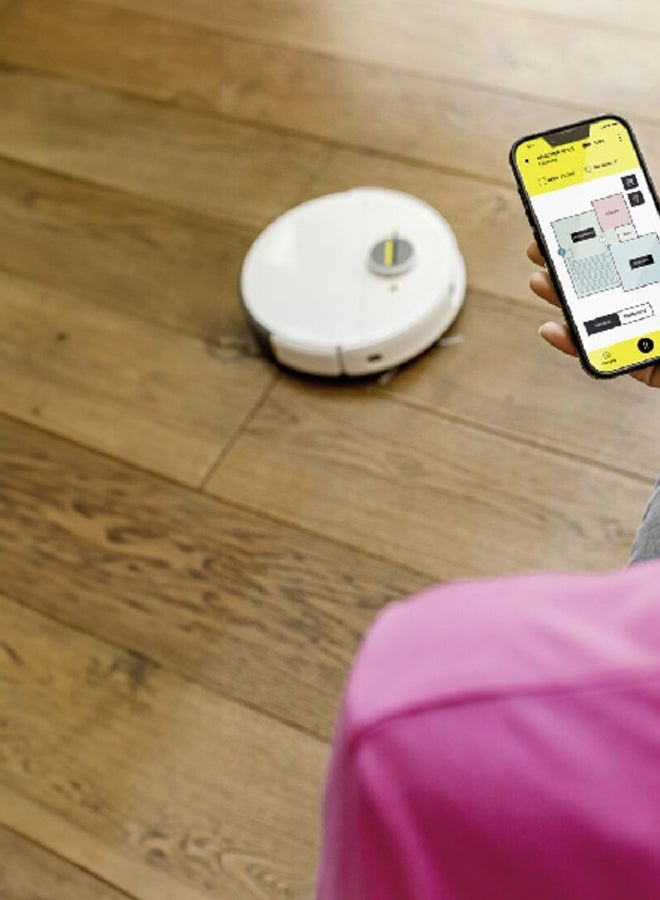 KARCHER - RCV Battery Powered 3 Robotic Vacuum Cleaner With Wiping Function 3.7 kg 15 W JE1.269-621 White - Image 1