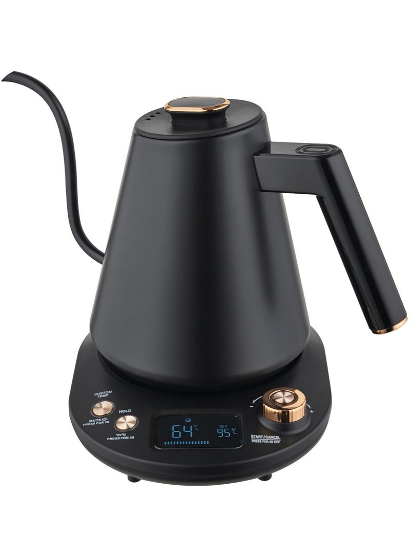 KOOLEN Electric Gooseneck Smart Kettle with Digital Display 1 L 1000 W 800102026 Black  - Image 2