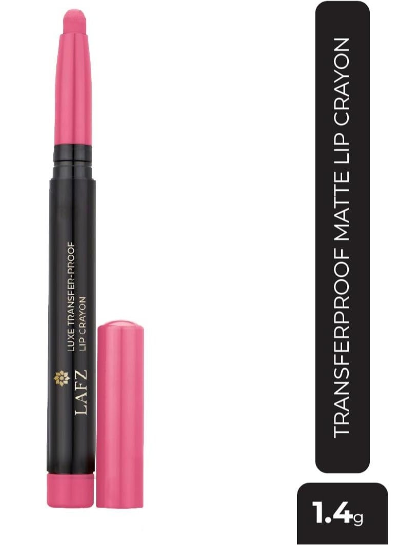 LAFZ Luxe Transfer proof Lip Crayon, 1.4 GM, Charisma Charisma  - Image 2