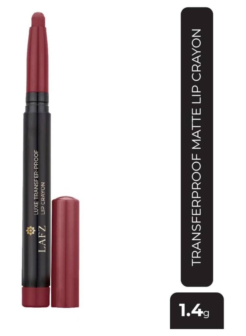 LAFZ Luxe Transfer proof Lip Crayon, 1.4 GM, Celestial Celestial  - Image 2
