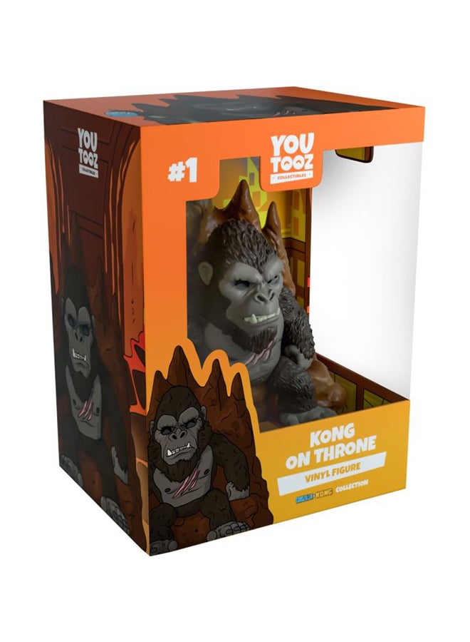 Youtooz Godzilla VS. Kong - Kong on Throne Vinyl Figure - pnsku/N70050047V/45/_/1709274514/e7501e07-444d-45e7-8503-1d18b9157b42