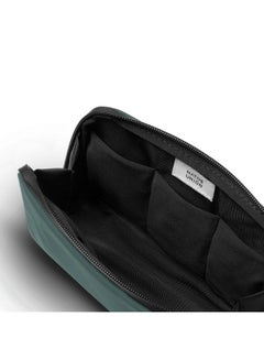 Native Union Stow Line Organizer - Water Resistant Lightweight Travel Pouch, Crafted With Durable Canvas – Stores Charging Cables, Adapter, Powerbank, Airpods Pro And More Slate Green  - Image 4