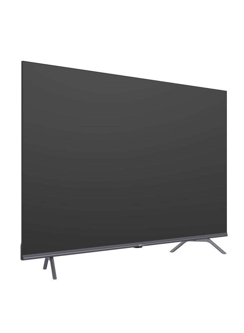 65 Inch 4K UHD Frameless Smart TV | 120HZ | Android | Built-in receiver | Youtube | Netflix | Big Size Ultra HD Television With Full Size Screen | No Frame - 65UA1410E Black