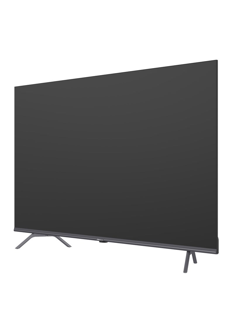 65 Inch 4K UHD Frameless Smart TV | 120HZ | Android | Built-in receiver | Youtube | Netflix | Big Size Ultra HD Television With Full Size Screen | No Frame - 65UA1410E Black