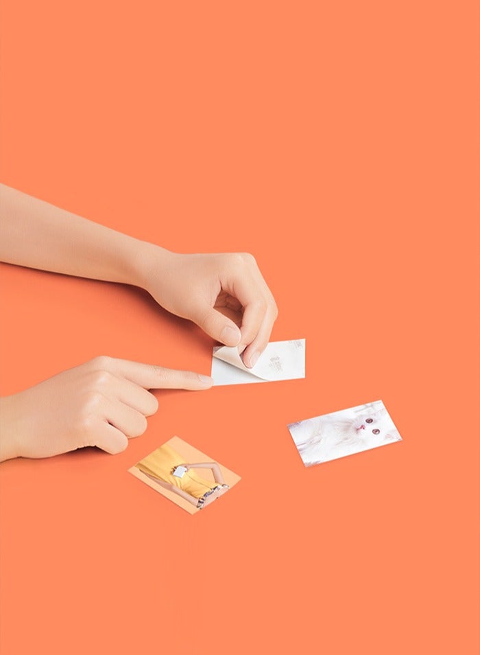 شاومي Pocket Printing Instant Photo Paper (20 Sheets) Global Edition White - Image 4