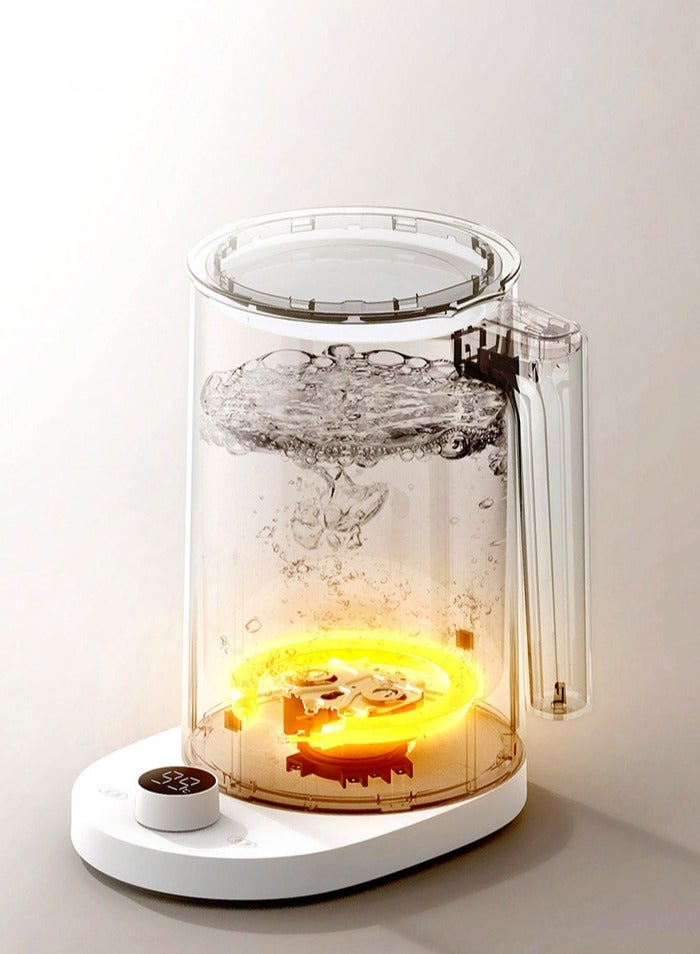Xiaomi - 2 Pro Smart Electric Water Kettle LED Display Intelligent Temperature Control Fast Hot Boiling Stainless Teapot 1.7 L 1800 W MJJYSHO1YM White - Image 1