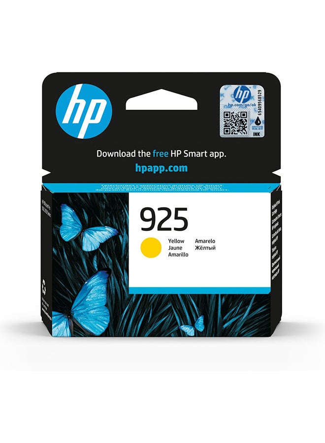 HP 925 Original Ink Cartridge Yellow - Image 1