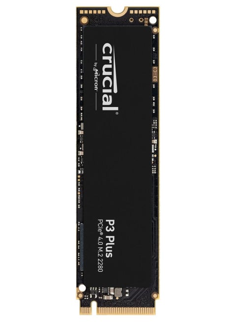 محرك أقراص SSD داخلي P3 Plus NVMe PCIe 4.0 M.2، قراءة تسلسلية تصل إلى 5000 ميجابايت/ثانية وسرعات كتابة تسلسلية تصل إلى 4200 ميجابايت/ثانية، Micron 3D NAND، 1.5 ساعة MTBF، دعم SMART &amp; TRIM | CT2000P3PSSD8