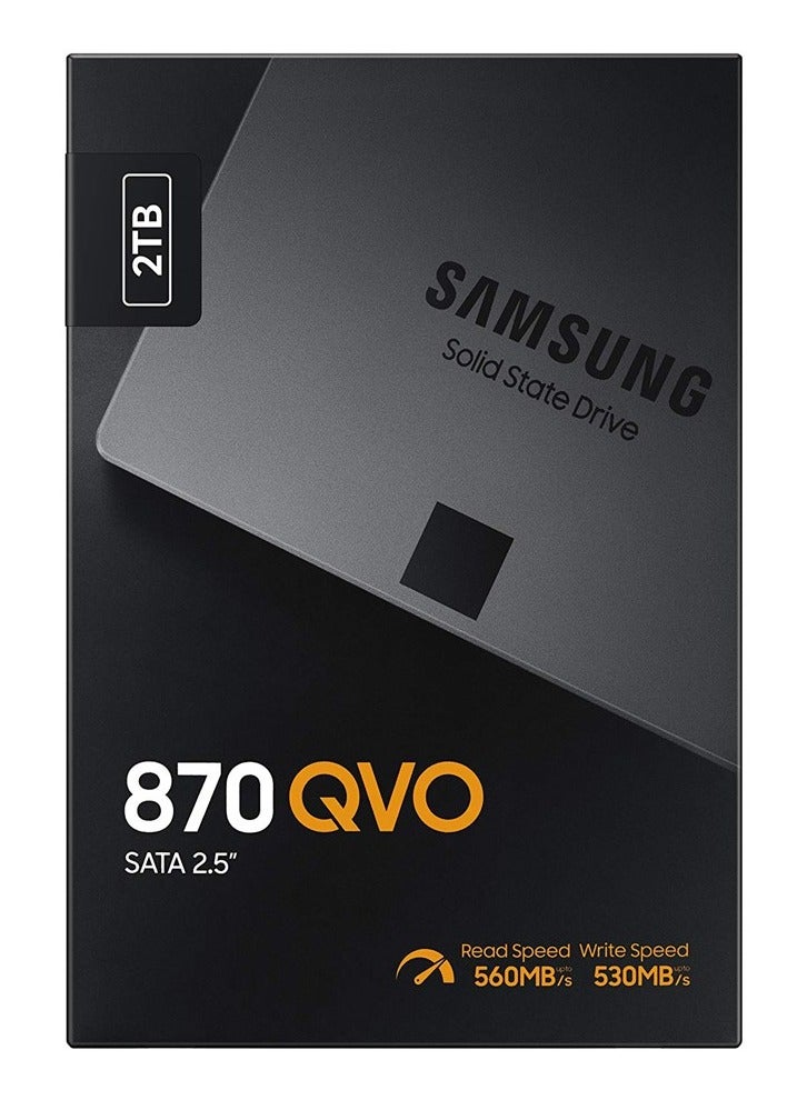 سامسونج 870 QVO SATA 2,5 Zoll Internes Solid State Drive (SSD) (MZ-77Q2T0BW)  - Image 1