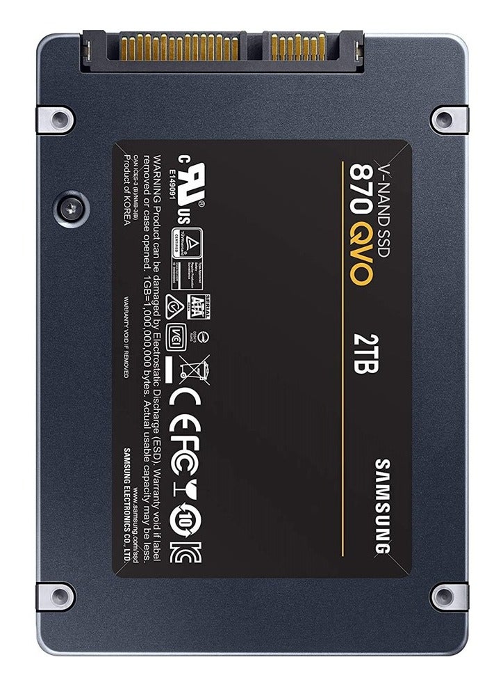 سامسونج 870 QVO SATA 2,5 Zoll Internes Solid State Drive (SSD) (MZ-77Q2T0BW)  - Image 2