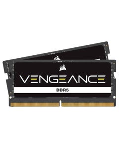 كورسير Vengeance SO-DIMM DDR5 Ram (1x16GB) 4800MHz CL40 Intel XMP iCUE Compatible Computer Memory, (CMSX16GX5M1A4800C40) 16GBNone Black  - Image 1