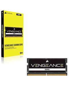 كورسير Vengeance SO-DIMM DDR5 Ram (1x16GB) 4800MHz CL40 Intel XMP iCUE Compatible Computer Memory, (CMSX16GX5M1A4800C40) 16GBNone Black  - Image 2