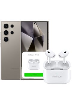 Samsung Galaxy S24 Ultra Bluetooth Headphones With Charging Case Wireless Earbuds Pro 2 Bluetooth Sport In-Ear Headphones Hi-Fi Stereo Sound Noise Reduction White
