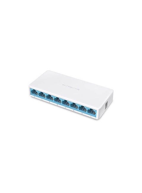8-Port 10/100Mbps Desktop Switch White