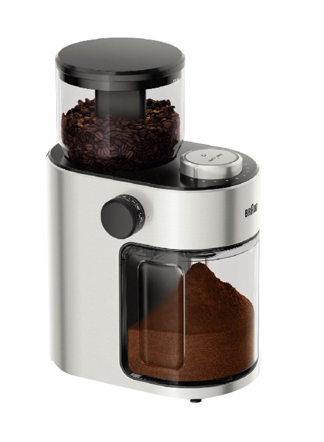 براون مطحنة القهوة فريش سيت ذات 15 إعدادًا للحماية من الحرارة الزائدة، سعة 3 كجم وقوة 1100 وات BRKG7070GRI متعدد الألوان - Image 1