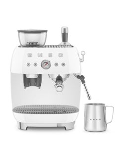 smeg ‘50’s Style’ Coffee Machine with Built in Grinder 0.25 kg 1650 W EGF03WHAU White  - Image 5