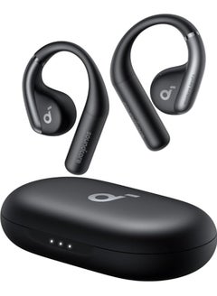 Soundcore Anker, AeroFit Open-Ear Headphones, Ultra Comfort, Snug Fit, Ergonomic Ear Hook, Balanced Sound, IPX7 Waterproof, 42H Playtime, Bluetooth 5.3, App Control, Clear Calls, Wireless Earbuds Black  - Image 1