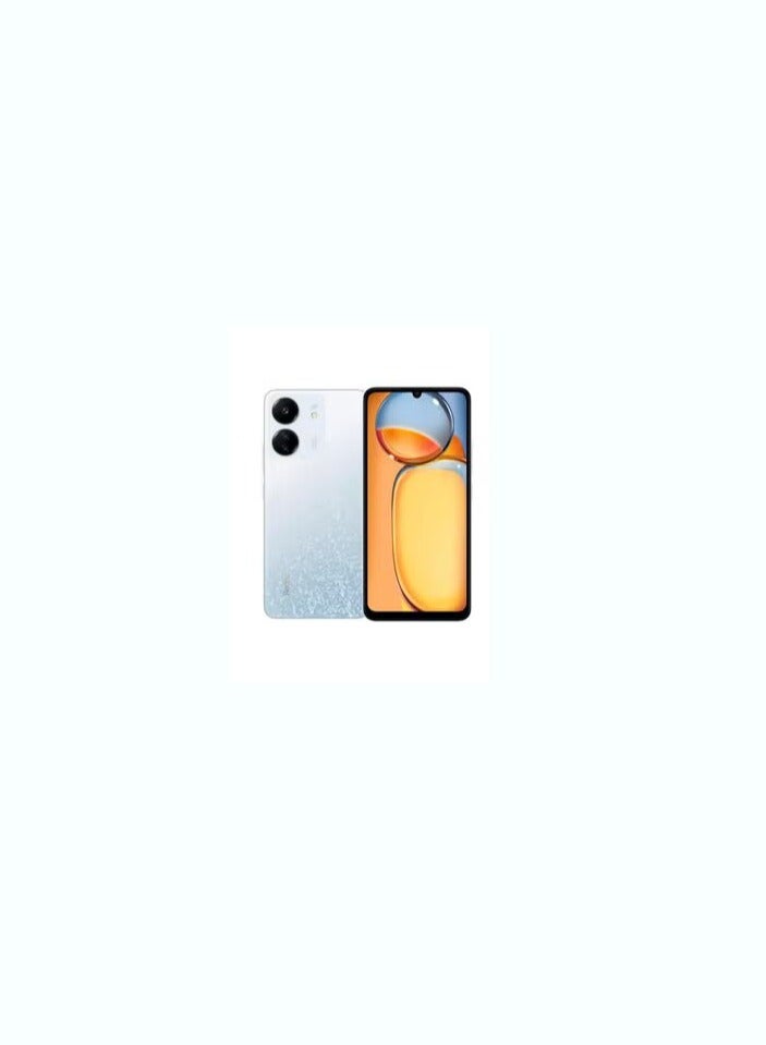 شاومي هاتف Redmi 13C بشريحتي اتصال ستار فروست وايت وذاكرة وصول عشوائي سعتها 8 جيجابايت وذاكرة داخلية 256 جيجابايت ويدعم الجيل الخامس - النسخة الهندية  - Image 1